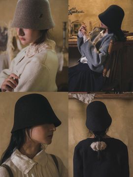 JAMMER Toulouse wool cloche [4 colors]