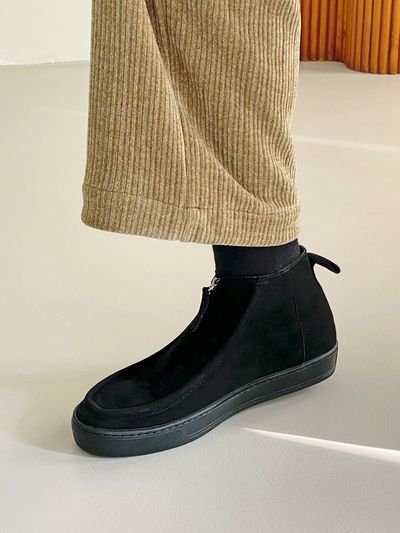 JAM’T Unisex Wallabee Boots - Calf Black
