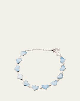 Jan Leslie All Around Heart Mother-Of-Pearl Bracelet