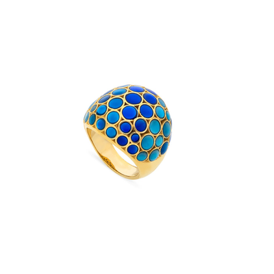 Jan Leslie Jan Leslie Bubble Signature Gold Vermeil Ring