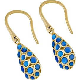 Jan Leslie Jan Leslie Bubble Teardrop Gold Vermeil Sterling Earrings