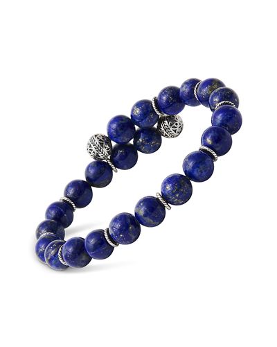 Jan Leslie Jan Leslie Lapis Bead Flex Bracelet