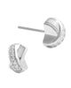 Jan Leslie Jan Leslie Marseille Sterling Silver Crossover Stud Earrings - 2
