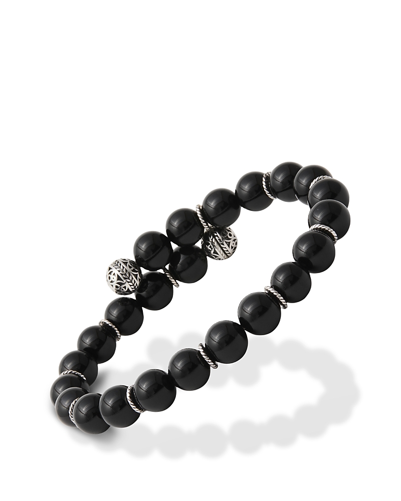 Jan Leslie Jan Leslie Onyx Bead Flex Bracelet