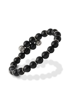 Jan Leslie Jan Leslie Onyx Bead Flex Bracelet