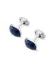 Jan Leslie Jan Leslie Sapphire Square Sterling Cufflinks - 1