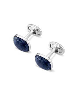 Jan Leslie Jan Leslie Sapphire Square Sterling Cufflinks
