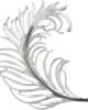 Jan Leslie Jan Leslie Sterling Feather Lapel Pin - 1