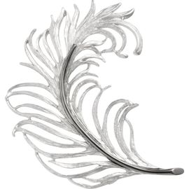 Jan Leslie Jan Leslie Sterling Feather Lapel Pin