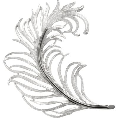 Jan Leslie Jan Leslie Sterling Feather Lapel Pin