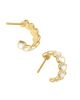 Jan Leslie Jan Leslie Sterling Gemstone Heart Earring with Gold Vermeil - 2