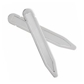Jan Leslie Jan Leslie Sterling Silver Matte & Shiny Collar Stays 