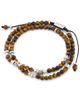 Jan Leslie Jan Leslie Tiger Eye Double Wrap Pull Cord Bracelet - 1