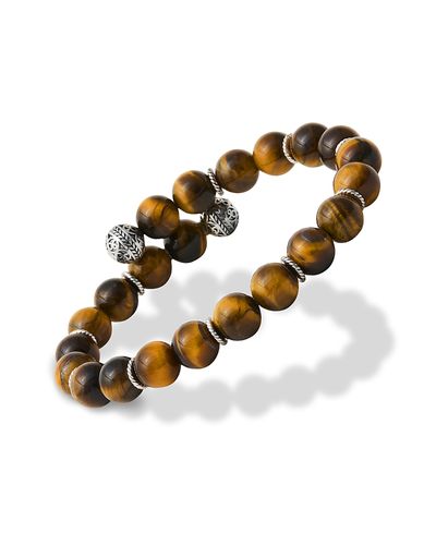 Jan Leslie Jan Leslie Tiger's Eye Bead Flex Bracelet
