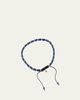Jan Leslie Men's 18K Gold Lapis Beaded Bracelet - 4