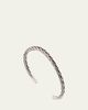 Jan Leslie Men's Twist Rope Sterling Silver Cuff Bracelet - 3