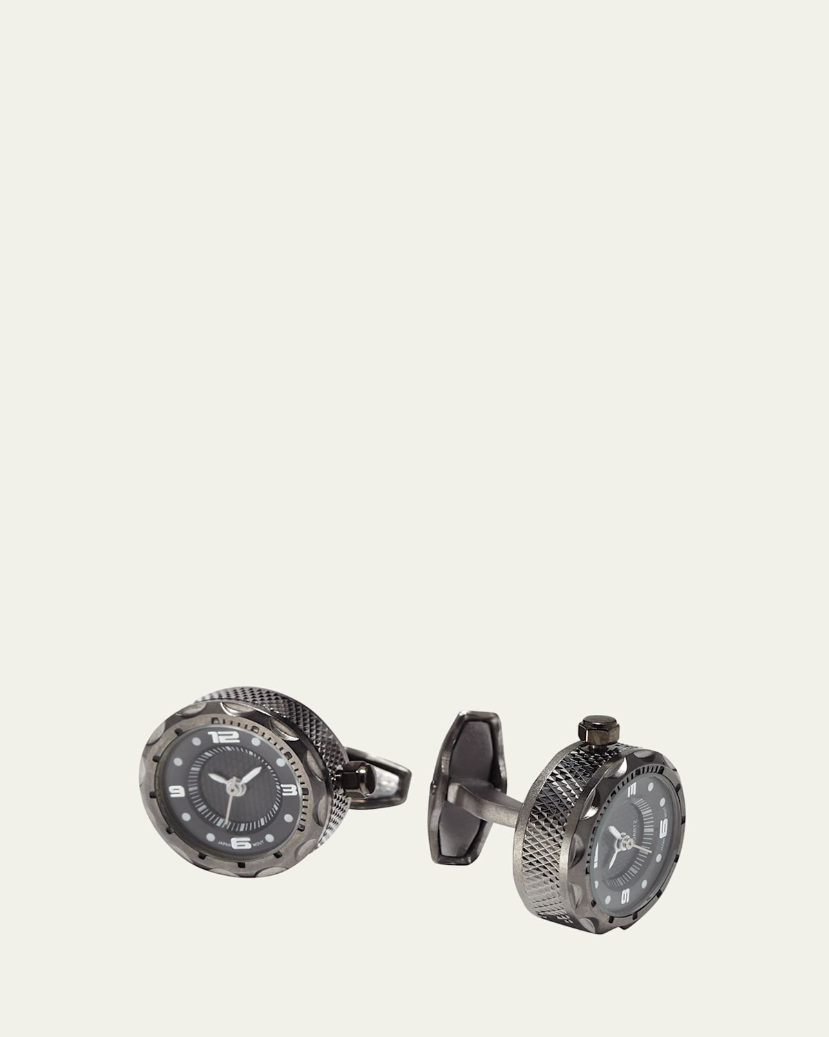 Jan Leslie Sterling Silver Watch Cuff Links