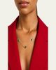 Jan Leslie Triple Petal Gemstone Station Necklace - 2