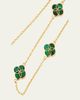 Jan Leslie Triple Petal Gemstone Station Necklace - 3