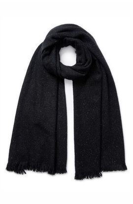 JANE CARR JANE CARR Glaciale Metallic Cashmere Blend Scarf