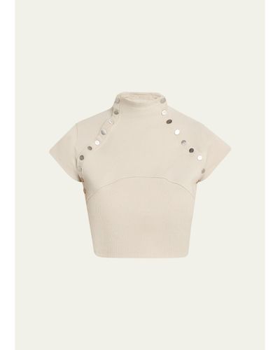 Jane Wade Snap Down Crop Top