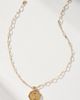 Jane Win Balance Small Pendant Coin Necklace - 1