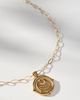 Jane Win Balance Small Pendant Coin Necklace - 2