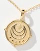 Jane Win Faith Petite Embellished Coin Necklace - 2