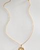 Jane Win Free Petite Embellished Coin Pendant Necklace - 1