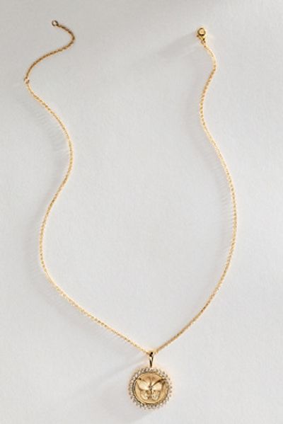 Jane Win Free Petite Embellished Coin Pendant Necklace