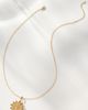 Jane Win Hope Petite Embellished Coin Necklace - 1