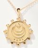 Jane Win Hope Petite Embellished Coin Necklace - 2