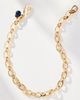 Jane Win Lapis Bead Chunky Link Chain Necklace - 1