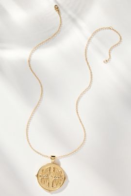 Jane Win Sisters Forever Original Pendant Coin Necklace