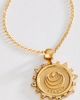 Jane Win Strong Petite Embellished Coin Necklace - 2