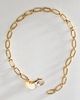 Jane Win Wheels of Fortune Pearl Chain Necklace - 1