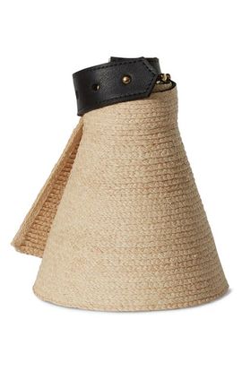 Janessa Leoné Janessa Leoné Birdie Packable Wide Brim Straw Visor