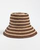 Janessa Leone Janessa Leone Felix Straw Hat Walnut Stripe - 2