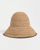 Janessa Leone Janessa Leone Teagan Raffia Hat Sand/Black - 2