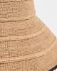 Janessa Leone Janessa Leone Teagan Raffia Hat Sand/Black - 4