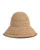 Janessa Leone Janessa Leone Teagan Raffia Hat Sand/Black - 5