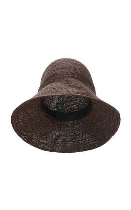 Janessa Leone Janessa Leone Teagan Raffia Straw Bucket Hat