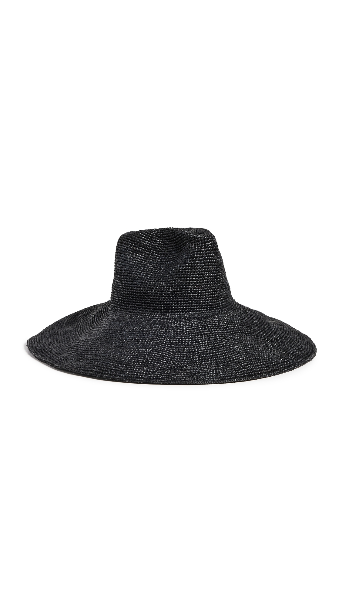 Janessa Leone Charcoal Woven Hat Waverly Hat | Janessa Leoné – Janessa Leone main image 4