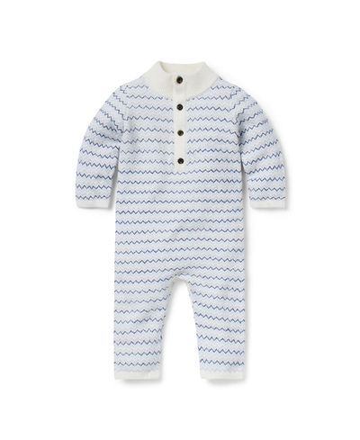 Janie And Jack Janie and Jack Boys' Striped Knit One-Piece