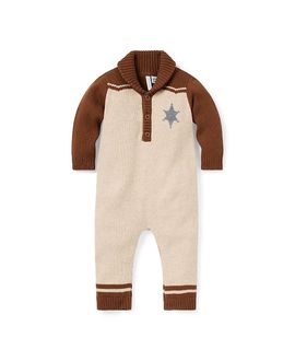 Janie And Jack Janie and Jack Boys' Western Sweater One-Piece