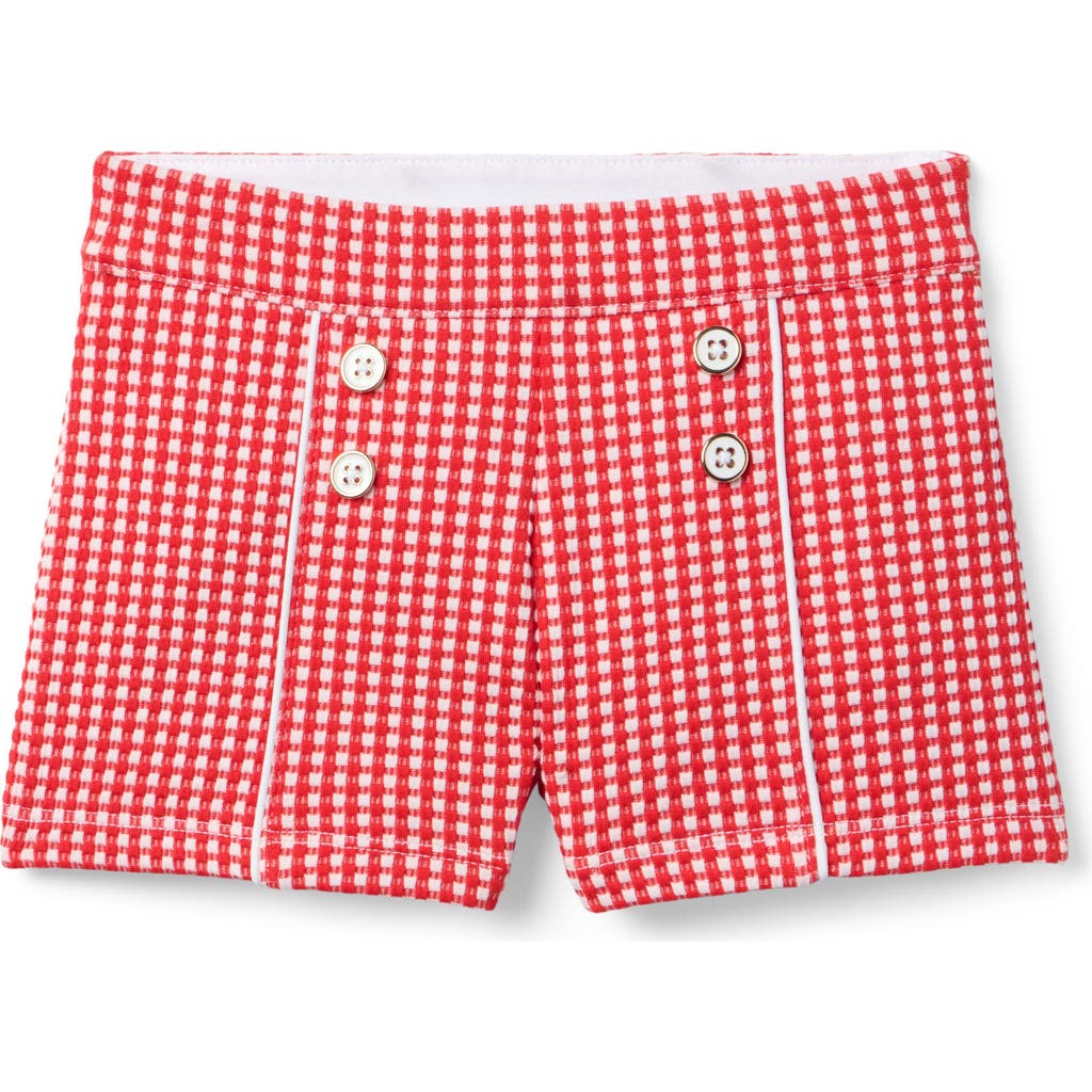 Janie and Jack Janie and Jack Gingham Jacquard Short