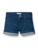 Janie And Jack Janie and Jack Girls' Denim Cuffed Short In Medium Wash - 1