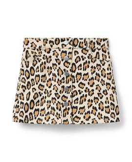 Janie And Jack Janie and Jack Girls' Leopard Button Skirt