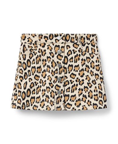 Janie And Jack Janie and Jack Girls' Leopard Button Skirt