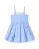 Janie And Jack Janie and Jack Girls' Oxford Flag Embroidered Dress - 2